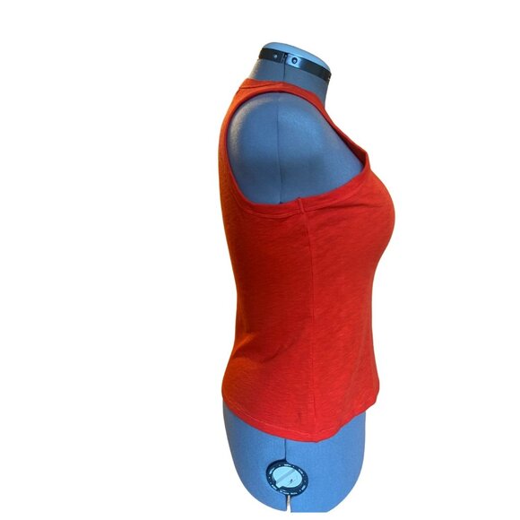 Vibrant Red Cotton Blend Fabric - Picture 4 of 11